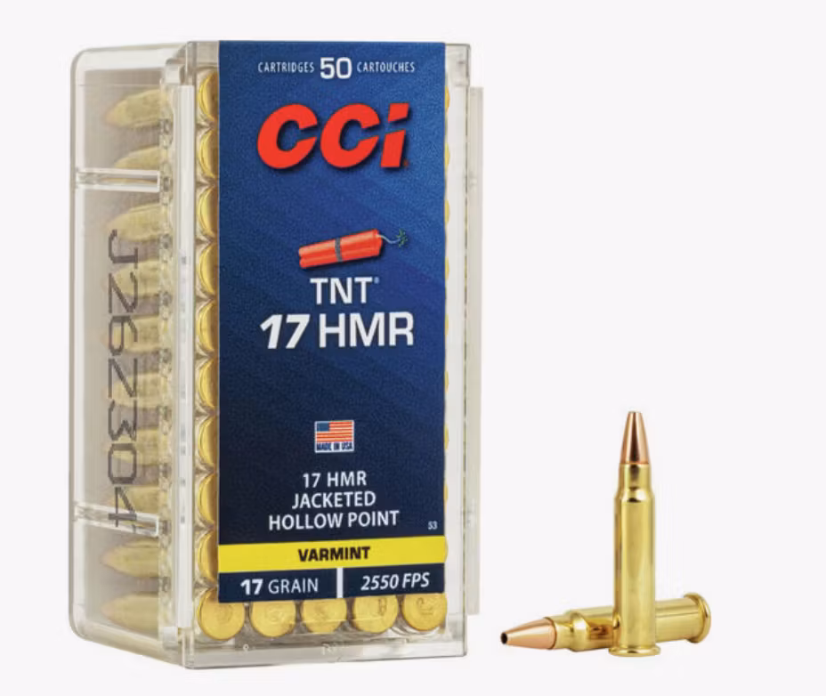 CCI -  Rimfire Ammunition - 17 HMR - TNT Hollow Point - 17gr - 50/Box