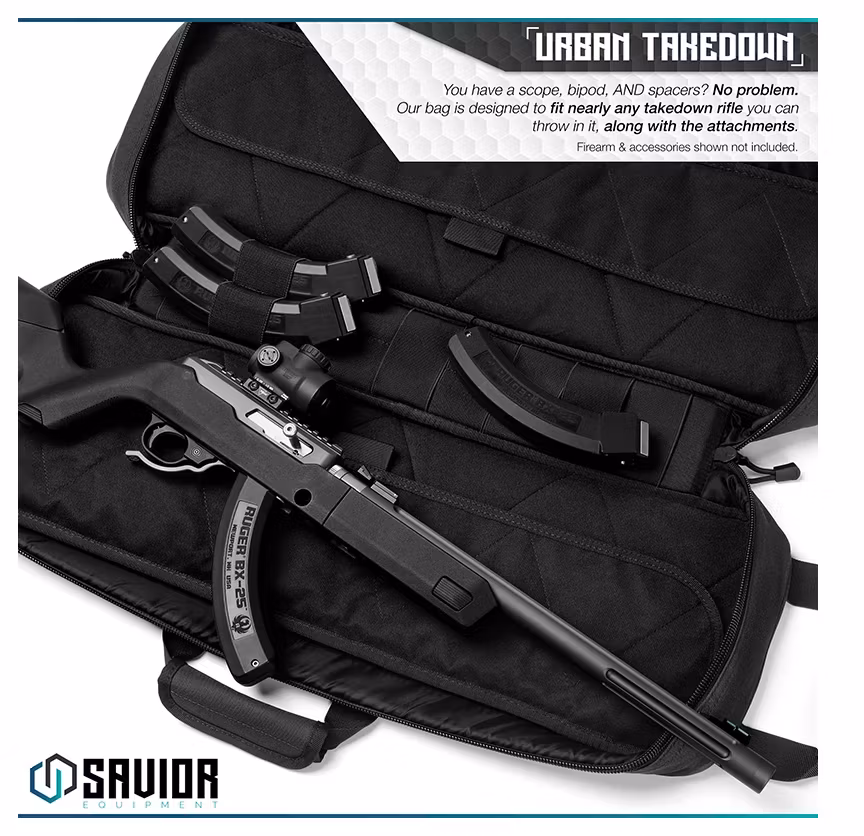 Savior Equipment - Urban Takedown Rifle Case  - Svart