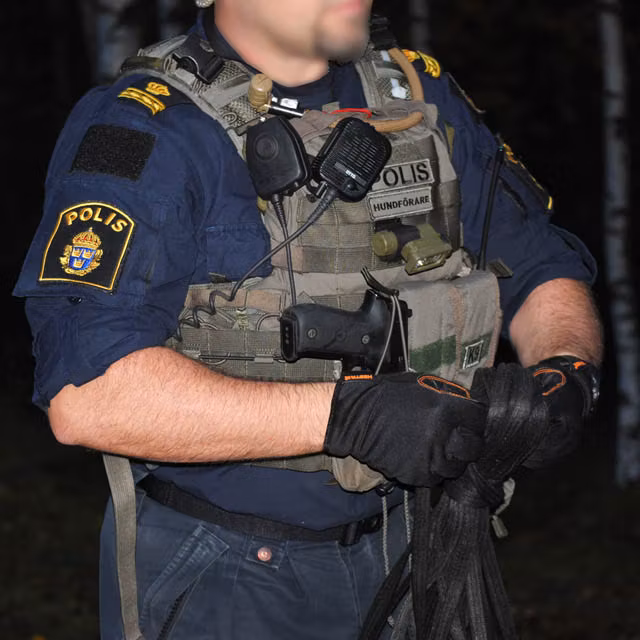 Snigel - POLIS märke, Litet -12 - 9,5x2,5 cm