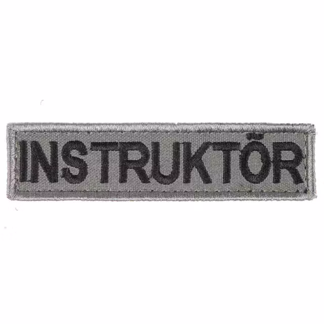 Snigel - Instruktor patch, small set -12