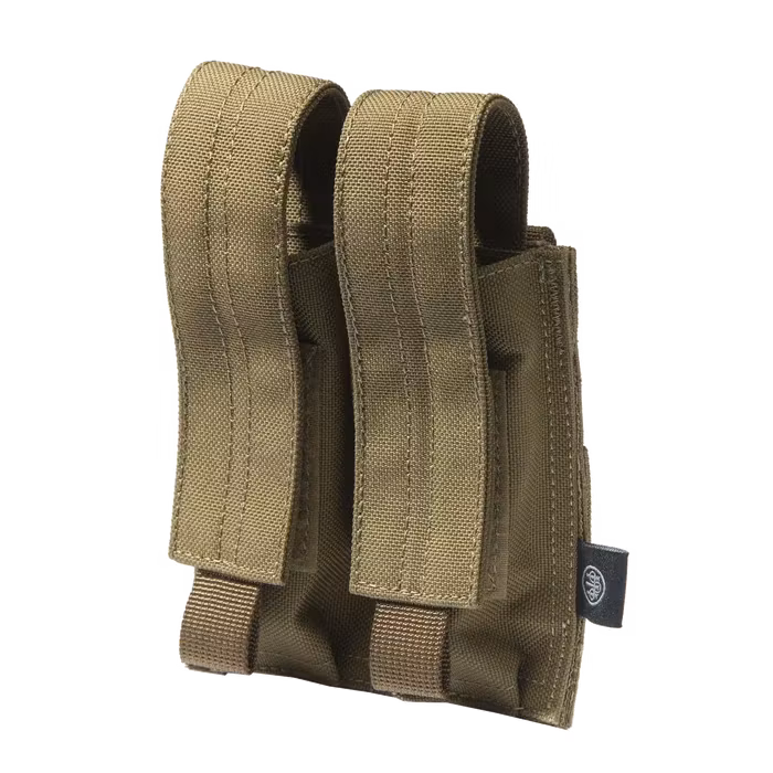 Beretta - Grip-Tac MOLLE Double Pistol Mag Pouch - Coyote Brown