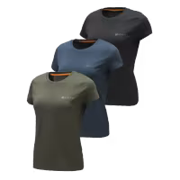 Beretta - Set of 3 Woman's T-shirts - Moss, Blue Eclipse, Black
