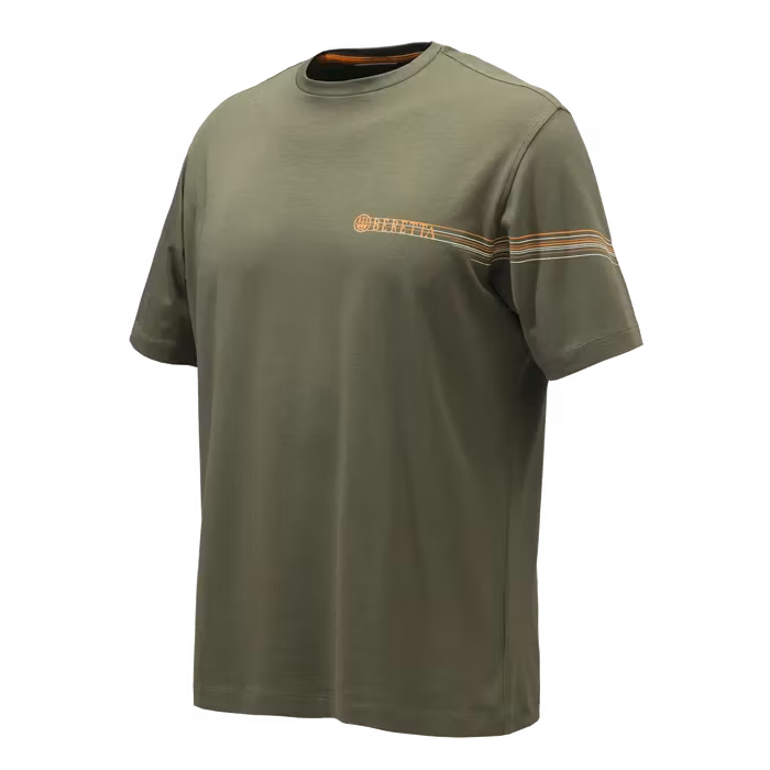 Beretta - Lines T-shirt - Green Stone