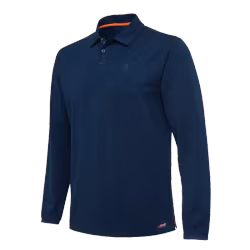 Beretta - Tech Corporate Polo Long Sleeves - Blue Total Eclipse