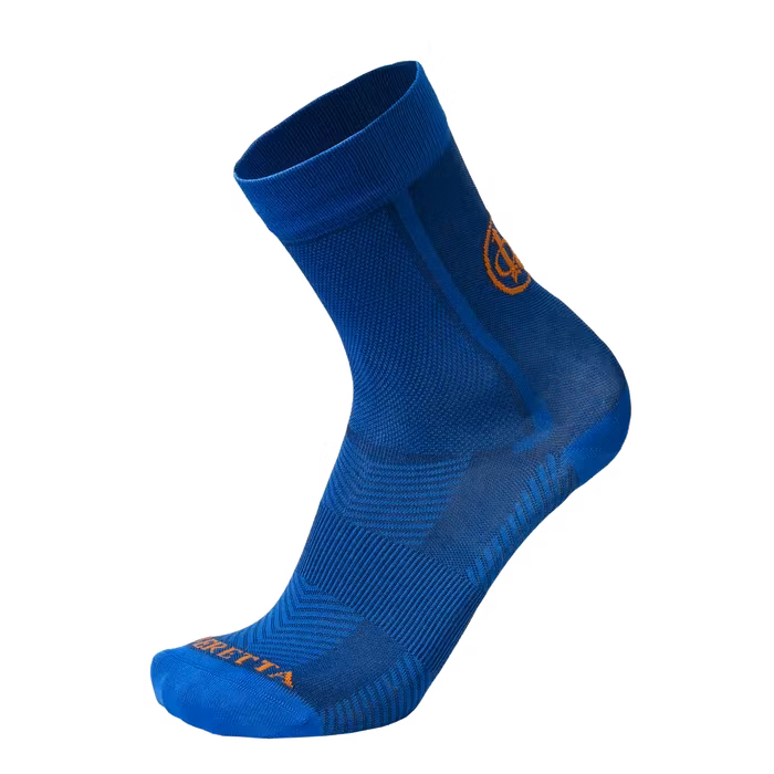 Beretta - Short Shooting Socks - White and Blue