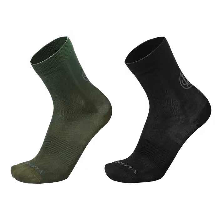 Beretta - Short Shooting Socks - Black and Green