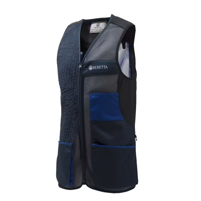 Beretta - Uniform Pro 20.20 Cotton Vest -  Blue Total Eclipse & Blue Royal