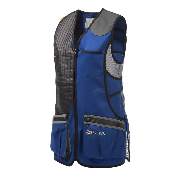 Beretta - Sporting Vest Woman - Blu Royal & Grey