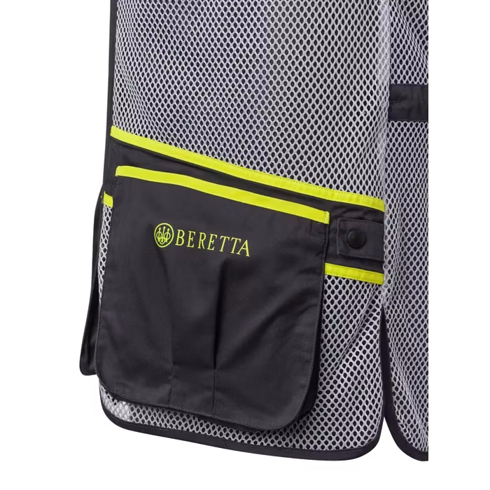 Beretta - Full Mesh Vest - Ebony & ice grey