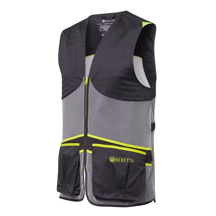 Beretta - Full Mesh Vest - Ebony & ice grey