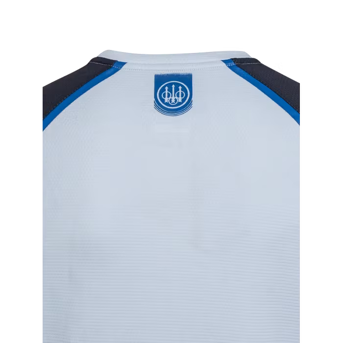 Beretta - Roundneck Logo T-Shirt - Ice Grey & Blue
