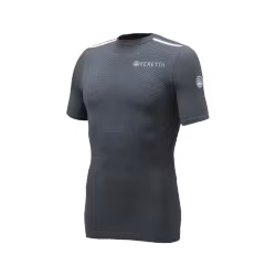 Beretta - Flash Seamless Underwear Short Sleeves - Ebony & White