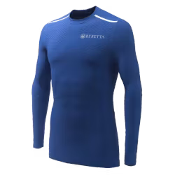 Beretta - Flash Seamless Underwear Long Sleeves - Blue Navy & Blue Beretta