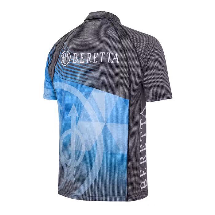 Beretta - Rush Graph Polo - Blue Excell & Black