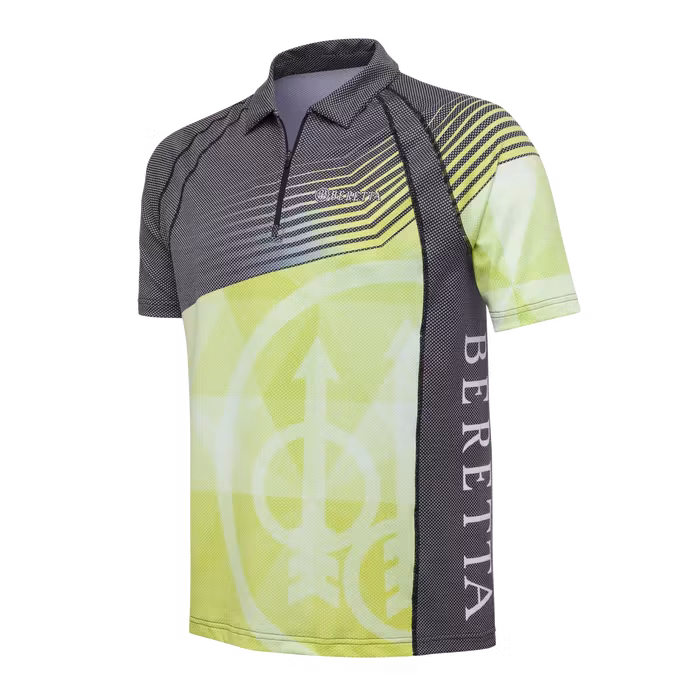 Beretta - Rush Graph Polo - Black & Sulphur