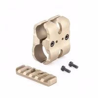 Toni System - Tactical barrel clamp + 1 picatinny rail - Sand