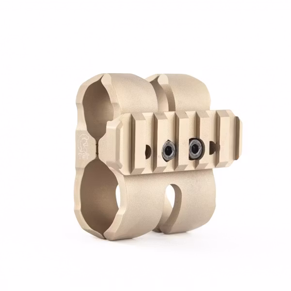 Toni System - Tactical barrel clamp + 1 picatinny rail - Sand