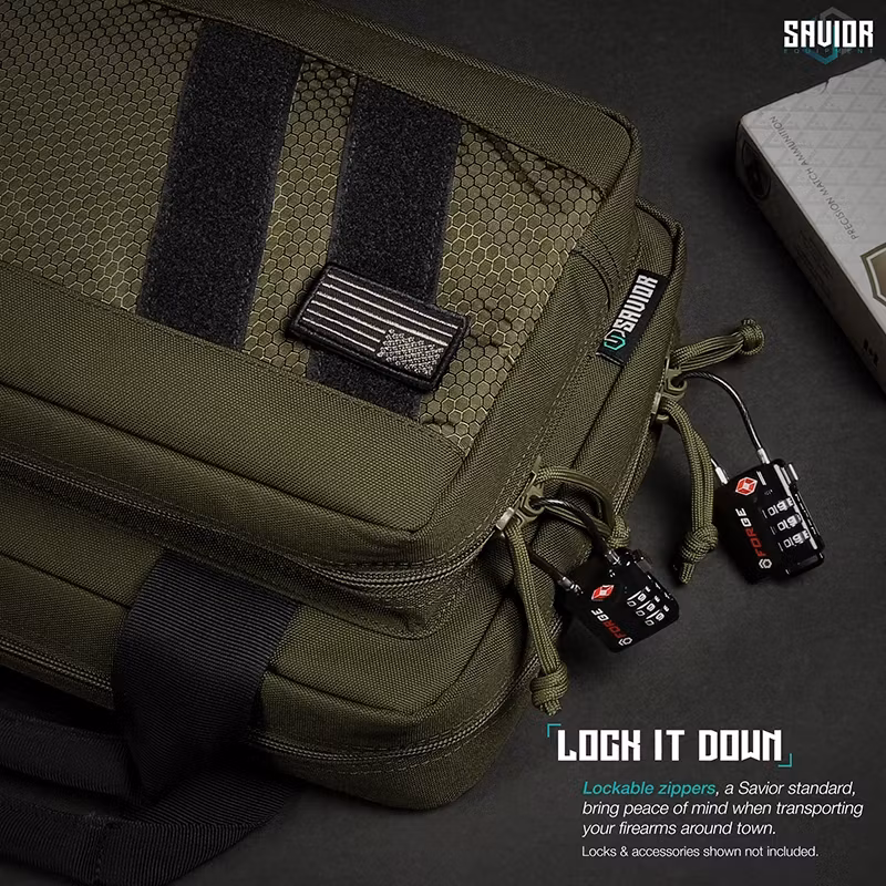 Savior Equipment - Specialist Double Pistol Case - Grön