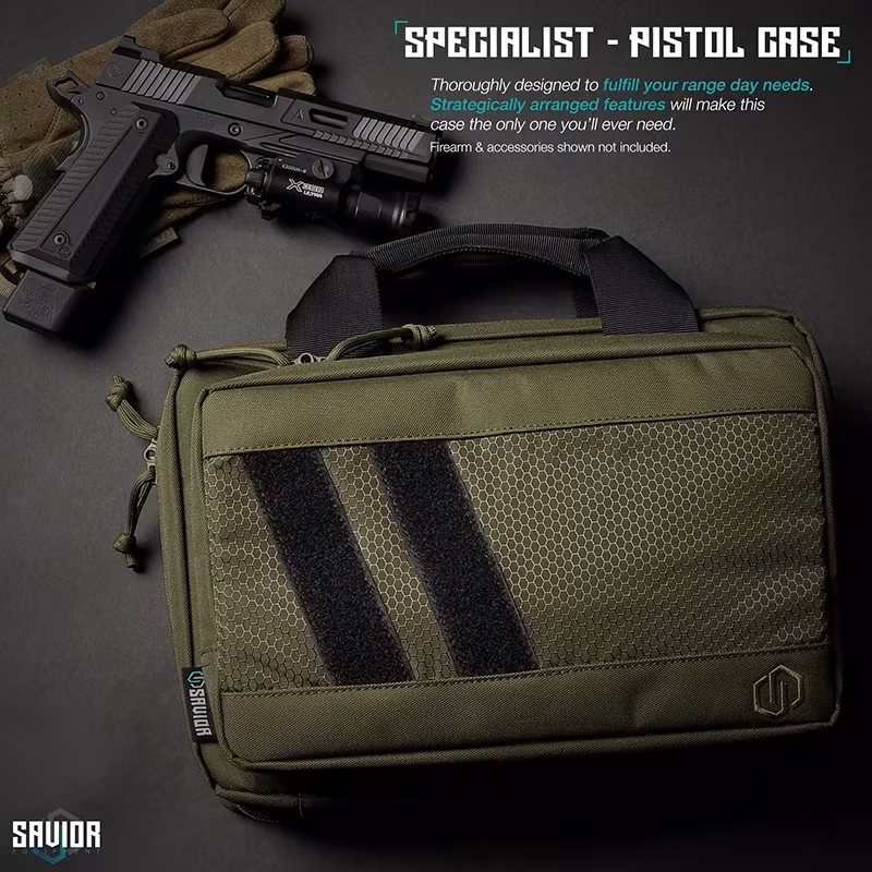 Savior Equipment - Specialist Double Pistol Case - Grön