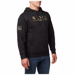5.11 - Woodland Camo Fill Hoodie - Black (019)