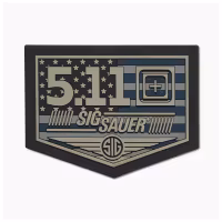 5.11 - Sig Sauer x 5.11 - Emblem Patch - Black (019)