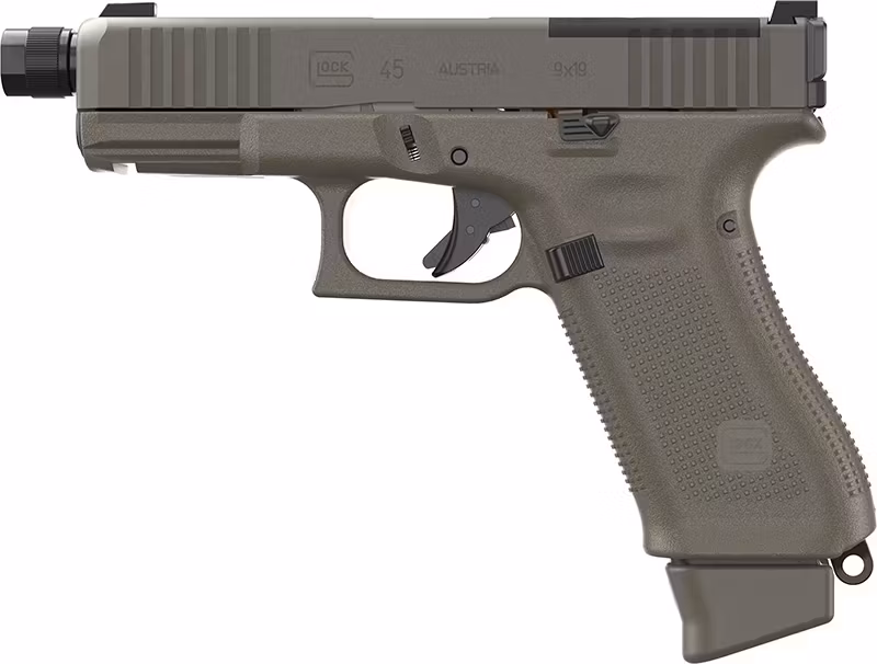 Glock - Glock 45 - Hunter Edition - MOS FS - 9mm - gängad M13.5x1 vänster