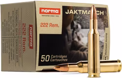 Norma - Jaktmatch - .222 Rem - 3,6gr/55g - FMJ - 50/ask