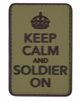 Keep Calm and soldier on - Patch