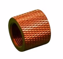 Barrels End - Aluminum 1/2x28 Threaded Protector Nut - Röd