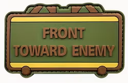 Front toward enemy - Pvc - Grön/brun - Patch