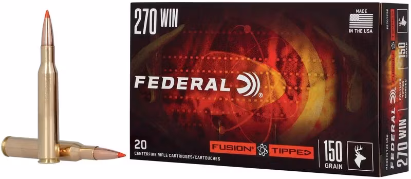 Federal - Fusion Tipped Ammo - .270 Win - 150gr - 20/Box