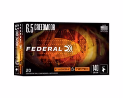 Federal - Fusion Tipped Ammo - 6.5 Creedmoor - 140gr - 20/Box
