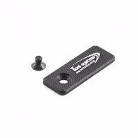 Toni System - Oversized release button sided hole 42mmx16mm - Black