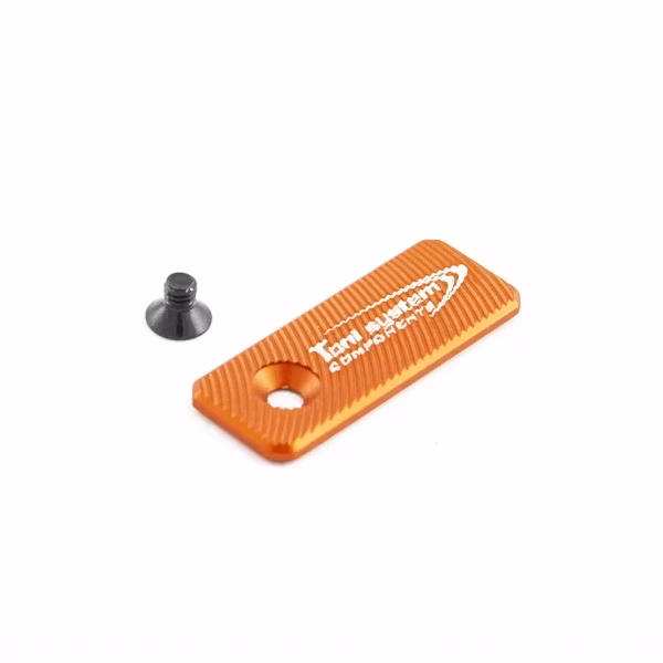 Toni System - Oversized release button sided hole 42mmx16mm - Orange