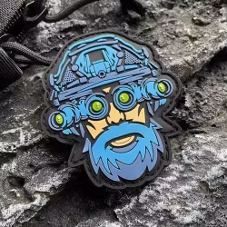 Nattseende – Blå - PVC - Patch