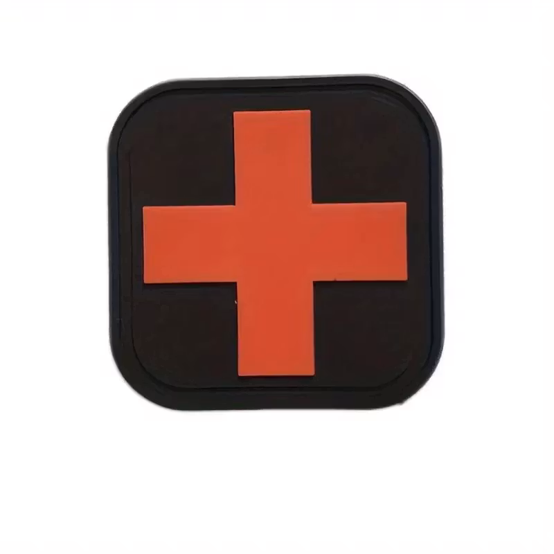 Första Hjälpen - Svart - PVC - Patch