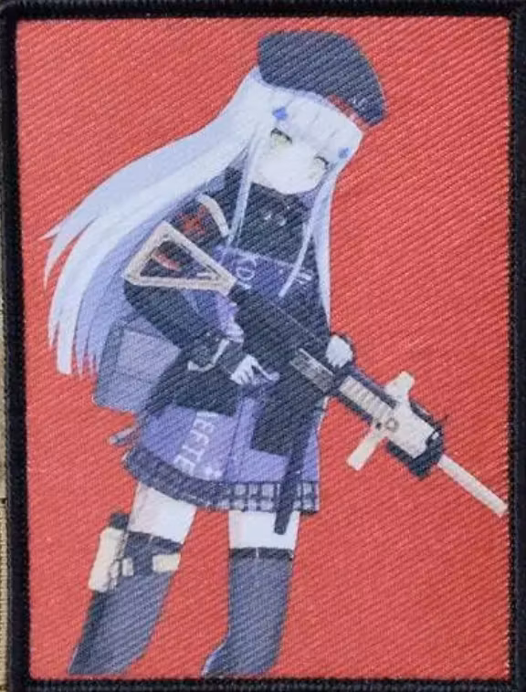 Animerad Gevärs flicka - Patch