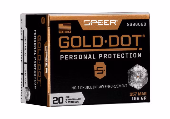 Speer - Gold Dot Personal Protection Ammo - 357 Mag - GDHP - 158gr - 20/Box