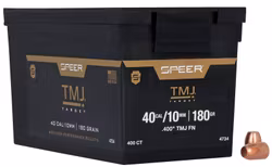Speer - TMJ Bullets - 40 Cal (.400) - FN - 180gr - 400/Bulk