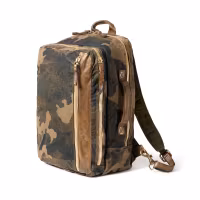 Beretta - Washed Canvas & leather Laptop Backpack - Military Camo