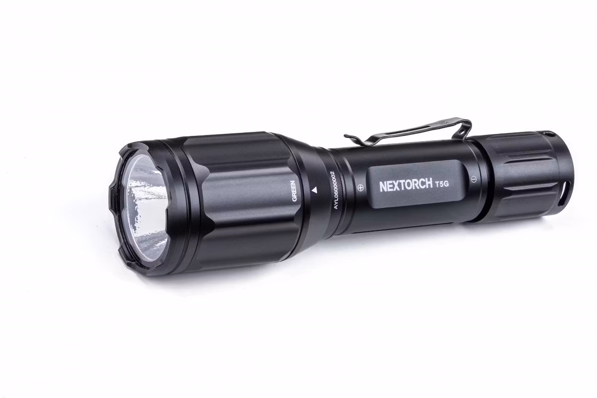 Nextorch - T5G 2.0 eftersökset vit/grön LED (1200/170 lum)