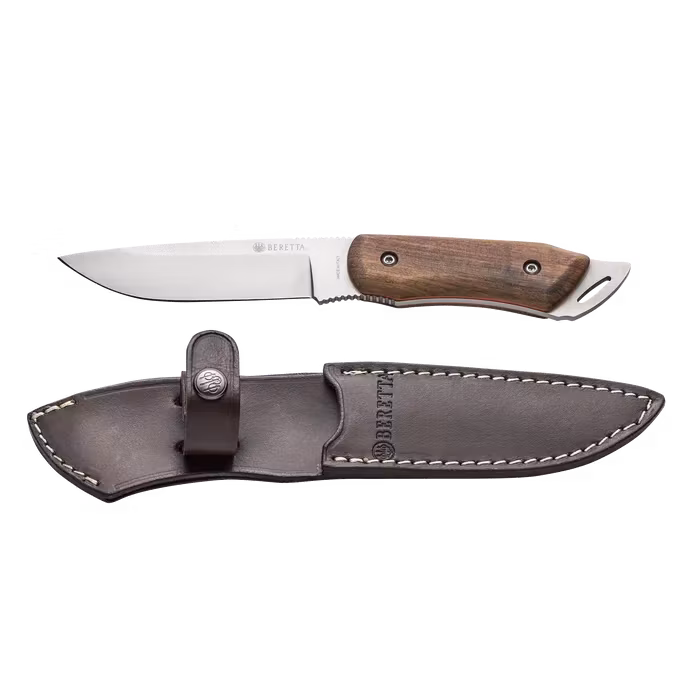 Beretta - Roan Fixed Blade Knife - Brown & Orange