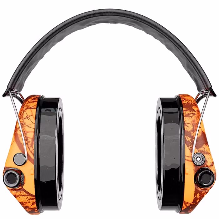 Sordin - Supreme Pro-X H2 LED Headband - Blaze Cups with Leather - Gel