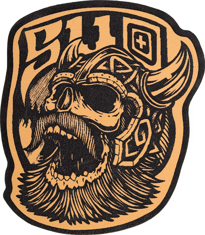 5.11 Viking Patch – laserskuren kardborrepatch med vikingamotiv
