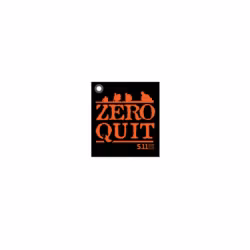 5.11 - Zero Quit Keychain Patch - Orange (461)