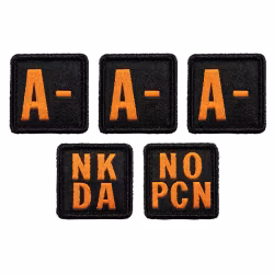 5.11 - Blood Type Patch Kit A Negative