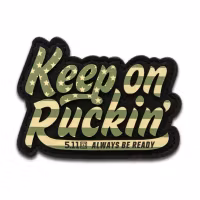 5.11 -  Keep On Ruckin USA Patch - Green (194)