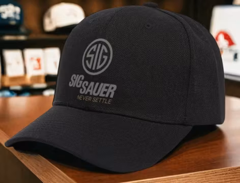 Sig Sauer - Keps - Never settle - Svart