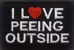 I love peeing outside - Patch