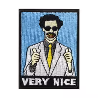 Borat - Very nice - Blå - Patch